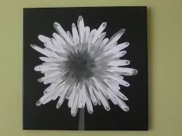 Black And White Flower Painting Ideas Black And White Painting Ideas Topdekoration Com Art Painting Painting Acrylic Painting Canvas