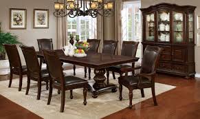 Maybe you would like to learn more about one of these? Furniture Of America Alpena 7pc Dining Room Set In Brown Cherry
