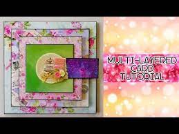 In just a few clicks, you can change the text with your own message, try out different colors and fonts, and even upload your own photos. How To Make Pyramid Card Multi Layered Card Tutorial Cards In Card Youtube Card Tutorial Cards Tutorial