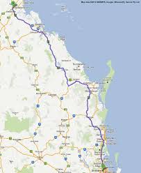 The population of rockhampton in june 2018 was 78,592, mak. Brisbane To Cairns Road Maps Road Map 1