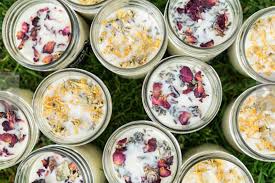 It blooms between june and september and its flower and leaves can be harvested for floral arrangements. Are Dried Flowers Herbs On Top Of Candles Safe Candlemaking
