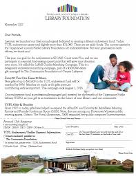 Thank you for donation letter is an important letter as it helps to show your gratitude to your donors. Foundation Tippecanoe County Public Library