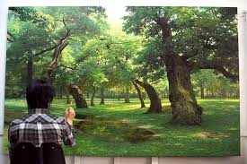 Lukisan ini menggambarkan suasana alam persawahan di suruh desa, dibuat dari bahan cat minyak di atas kanvas. Nakbebel No Twitter Hasil Lukisan Yang Menakjubkan Gambar Alam Semula Jadi Seperti Hidup Hasil Karya An Jung Hwan S Nature Story Https T Co Eazuysebbk