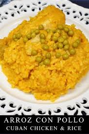 Arroz Con Pollo Is A Traditional Cuban Dish Made With Chicken And Yellow Rice Like Chicken And Yellow Rice Cuban Chicken And Yellow Rice Recipe Cuban Chicken