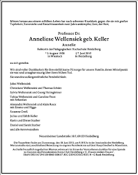 Liste der beliebtesten online banking in heidelberg; Traueranzeigen Von Anneliese Wellensiek Frankfurter Allgemeine Lebenswege