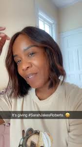 I’m not a big fan of wigs but this one may be the one!! It’s giving  #sarahjakesroberts and I’m feeljng it!!!😍 It’s not too much. Simple style  but cute! 🤩 #newwig #itsgiving #sarahjakes #wigstyle ...