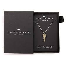 The Giving Keys Petite Love Key 16 Inch Pendant Necklace Giving Keys Heart Shaped Pendant Necklace Jewelry Accessories Ideas