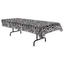 Zebra Print Plastic Tablecloth Tablecloths Table Skirts Table Cloth Decorations Table Cloth Zebra Print
