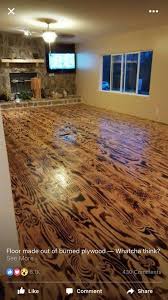But the bits burnt out too quick and the lines were too straight. Wood Plus Hardwod Flooring Check Out This Burnt Pine Floor Woodnerds Facebook