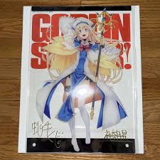 Goblin Slayer acrylic panel with stamped signature anime Priestess Onna  Shinkan | eBay