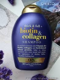 Ogx Biotin And Collagen Shampoo Before And After Ogx Thick Full Biotin Collagen Shampoo Review I Liked This Product By The Unknown For Biotin And Collagen Shampoo Hair Product Reviews Ogx Hair Products