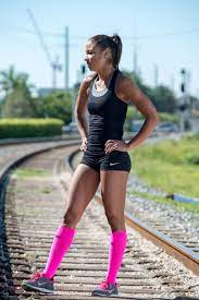 Tech Compression Socks Fitness Fashion Workout Attire Running Clothes