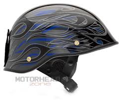 About Bell Helmet Drifter Dlx Flames Motorcycle Half Helmet