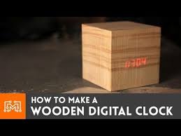 Wooden LED Clock - Analog Style | Trybotics