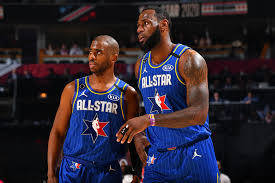 Chris Paul and Lebron James by Jesse D. Garrabrant