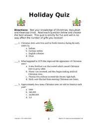 Nov 30, 2020 · when was christmas declared a national holiday? Christmas Holiday Trivia Quiz By Pamela Brock Tpt