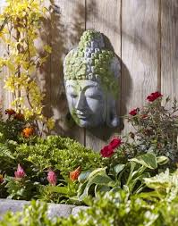Moss Covered Buddha Garden Decoration Idea Buddha Garden Zen Meditation Garden Zen Garden