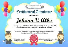 This professionally designed and editable certificate template features an elegant border and customizable name and date fields. Attendance Certificate Template Word 3 Templates Example Templa Certificate Of Recognition Template Perfect Attendance Certificate Attendance Certificate