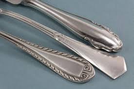 Silver Plated Silverware Set Knife Fork Spoon Mix And Match Silverware Alekto Wmf Art Deco Silverware Set Silver Plate Cutlery Set