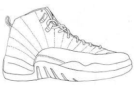 jordan shoe coloring pages you will love suggestions how to draw jordans 12 logo supercoloration godzilla