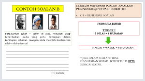 Cara Menjawab Soalan Peperiksaan P Moral Bahagian B C Membalik Buku Halaman 1 10 Anyflip