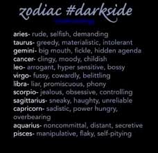 Dark Side Zodiac Signs Tumblr Zodiac Signs Zodiac My Zodiac Sign