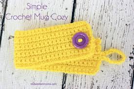 Here's another free crochet pattern. Simple Crochet Mug Cozy Pattern