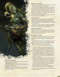 The Hunter An Alternative To Ranger Dungeons And Dragons Homebrew D D Dungeons And Dragons Dnd Classes