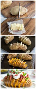 Loaded Hasselback Potatoes Recipes Food Cooking