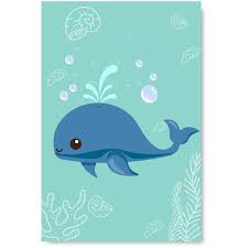 A small canvas print makes a perfect addition to a gallery wall and looks great propped up on an easel on a desk or shelf. Awkward Styles Whale Canvas Art Motivational Prints Kids Room Wall Art Sea Art Whale Illustration Inspirational Marine Canvas Print Art Newborn Baby Room Wall Decor Sea Wallpapers Made In Usa Walmart Com