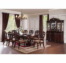 Choose from our collection of cherry dining room furniture. Deryn Park 10 Pc Cherry Wood Dining Table Set By Homelegance