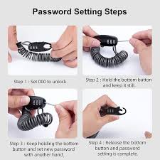 Locks are only deterrents that make it more of a hassle for someone to steal your bike. Buy Rockbros Helmet Bike Lock Cable Combination Bicycle Cable Lock Lightweight Bike Lock Compact Bike Helmet Luggage Lock White Online In Indonesia B08y5z16wt