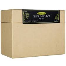 Kraft Recipe Card Box Hobby Lobby Recipe Card Boxes Recipe Cards Card Box