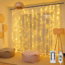 300 Led Fairy String Lights Curtain Window Wedding Party Decor Light In Outdoor Ebay