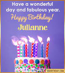 Happy Birthday Have A Wonderful Day Julianne