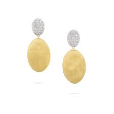 Authentic 18k 750 yellow gold marco bicego siviglia necklace 16. Marco Bicego Siviglia Grande 18k Yellow Gold And Diamond Large Drop E