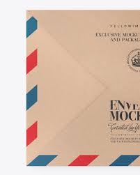 Download Kraft Envelope Mockup In Stationery Mockups On Yellow Images Object Mockups PSD Mockup Templates