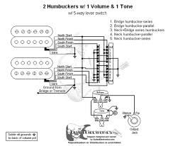 Learn about the wiring diagram and its making procedure with different wiring diagram symbols. 2 Humbuckers 5 Way Lever Switch 1 Volume 1 Tone 04