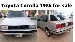 Maybe you would like to learn more about one of these? Toyota Corolla 1986 For Sale In Very Good Condition Antique Car Just For Corolla Lovers Youtube