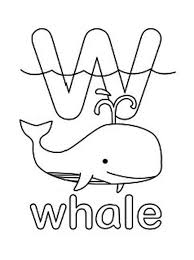 39+ letter w coloring pages for printing and coloring. Letter W For Whale Coloring Page Bulk Color