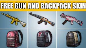 This is the great time to get free skins for. How To Get Free Gun Skins And Backpack Skins In Pubg Mobile Get Free Backpack And Gun Skin Youtube