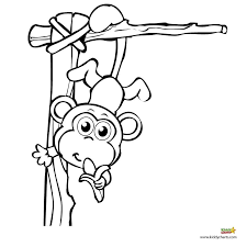Download the free printable template and make it at home since kids are naturally drawn to animals, we decided to create this cute and easy monkey valentine craft for them to make! Monkey Coloring Pages A Monkey For Your Monkey