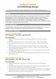 Customer relationship manager job description learn about the key requirements, duties, responsibilities, and skills that should be in a customer manager job description. Relationship Manager Resume Samples Qwikresume
