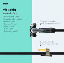 Aaron Sport One Fahrradpumpe Schwarz Grau