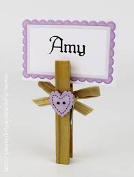 Make these diy place card holders using paint sticks. Place Card Holders Free Card Download