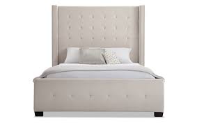 Shop furniture rosalind upholstered storage platform king bed online at macys.com. Preston Queen Beige Upholstered Bed Bob S Discount Furniture