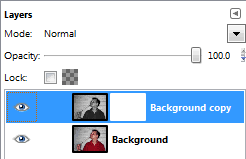 A layer mask is a way to reveal or hide portions of one layer in order to reveal or hide a separate layer below. Pat David Getting Around In Gimp Layer Masks