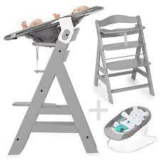Die hauck toys kollektion präsentiert spielzeug, das spaß macht und gleichzeitig freude am lernen und bewegen weckt. Hauck Alpha Plus Grau Hochstuhl Newborn Set Ab Geburt