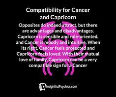 Further, the capricorn can be straightforward to a fault and also pragmatic, whereas the cancerians will be highly intuitive and depend on their gut feeling. 60 Astrology Ideas Cancer Zodiac Astrology Zodiac Signs Cancer