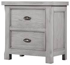 Top quality for your home. Woodward Nightstand Light Gray Farmhouse Nightstands And Bedside Tables By Lorino Home Houzz